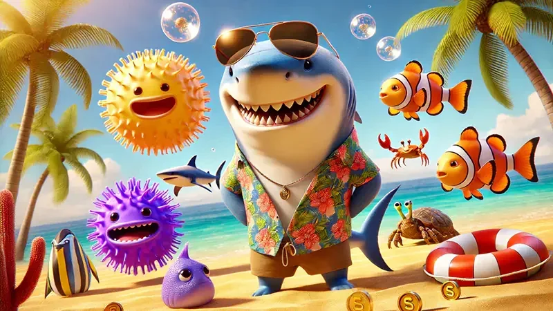 Layar permainan tembak ikan bawah laut KASTOTO